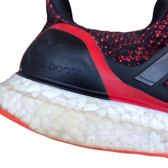 RARE 2016 Adidas UltraBoost 2.0 Blk Sol Red Sz 6 - Picture 9 of 16